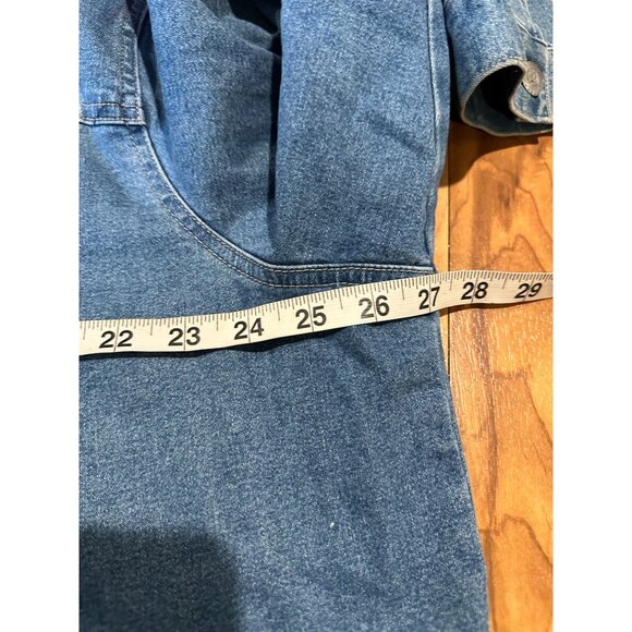 Vintage Quacker Factory 2X Denim Jean Jacket – Sparkly Rhinestone Hearts – Y2K - Picture 10 of 13